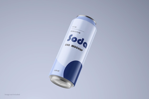 Soda can mockup