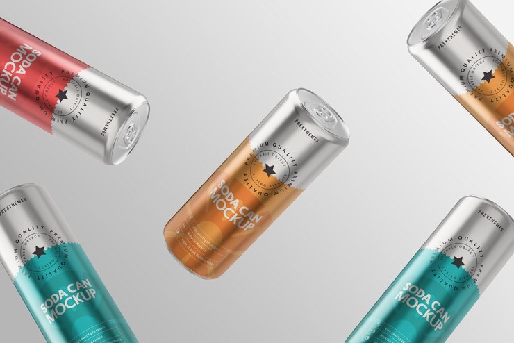 PSD soda can mockup