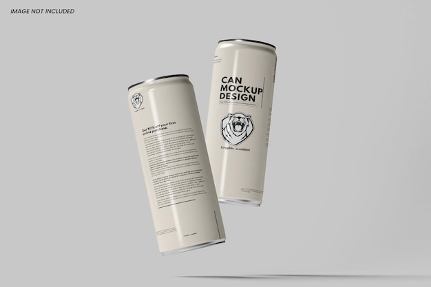 Soda can mockup