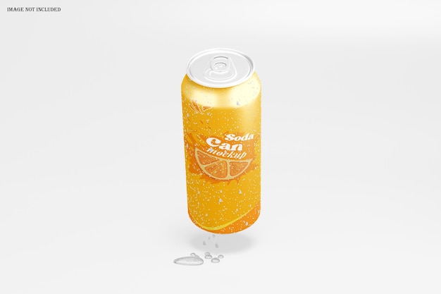 Soda can mockup