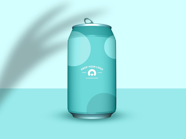 Lattina di soda mockup