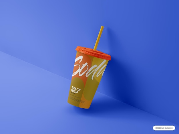 PSD mockup tazza di soda