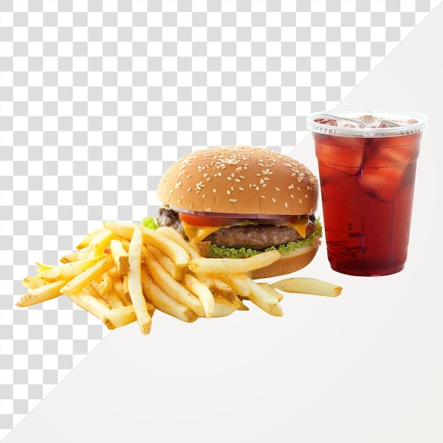 Soda do smażonych hamburgerów PNG