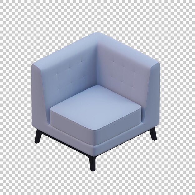 Sofa 3D Render Design Element 10