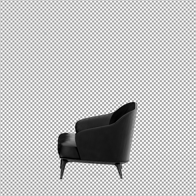 Sofa in 3D-rendering geïsoleerd