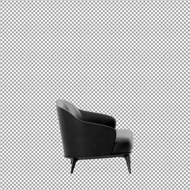 Sofa in 3D-rendering geïsoleerd