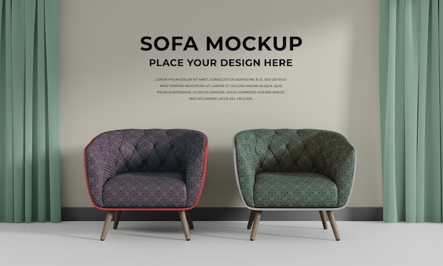 Sofa mockup design