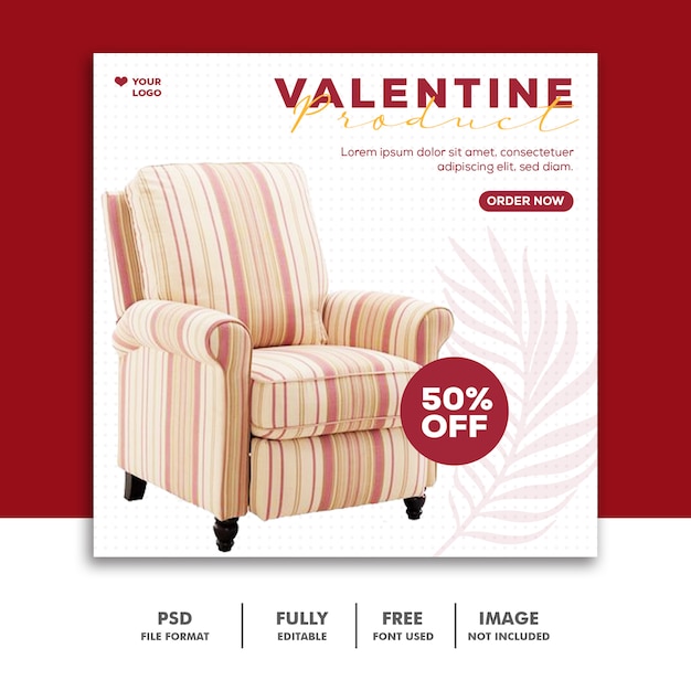 Valentine post valentine di template special sale template