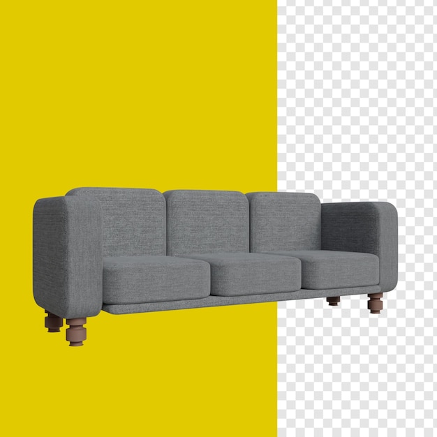 PSD sofa szara