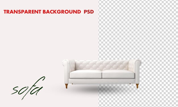 Sofa transparent background file