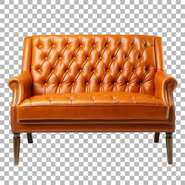 Sofa on transparent background