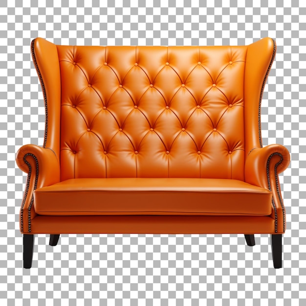 PSD sofa on transparent background