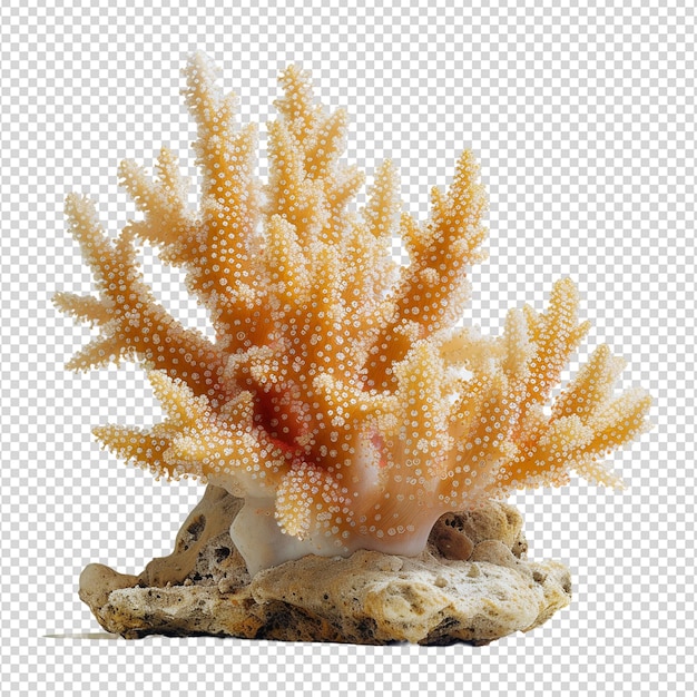 PSD soft coral isolated on white