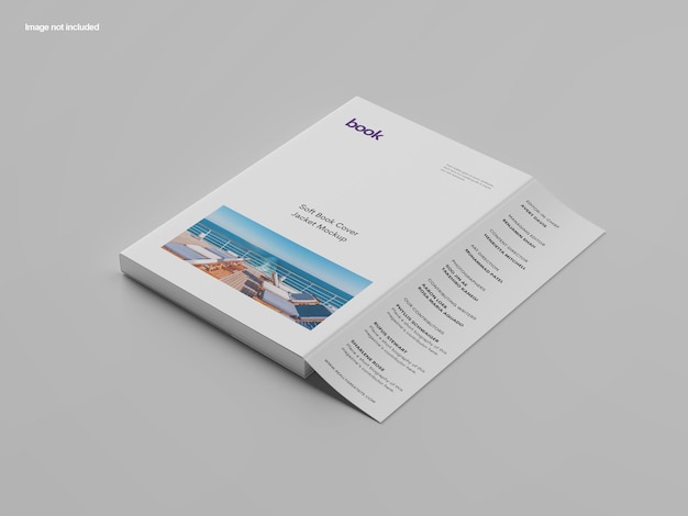 Soft Cover Book Jacket Mockup