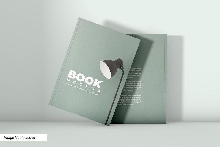 PSD soft cover book mockup design