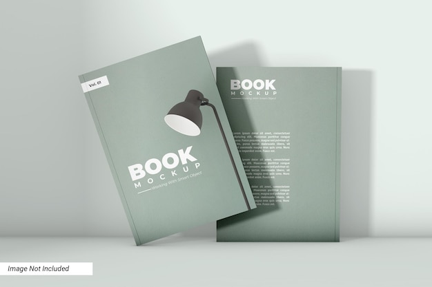 Soft cover book mockup design