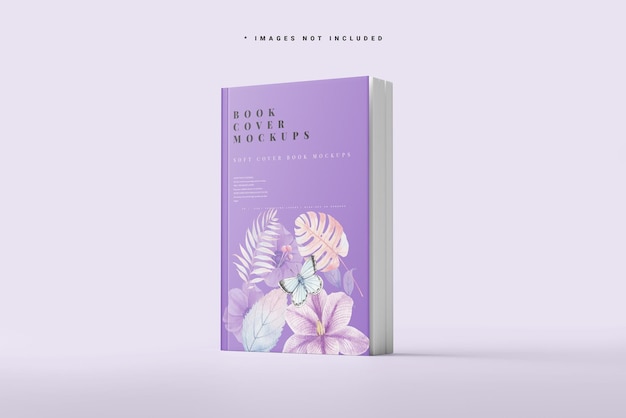 Soft cover book mockup