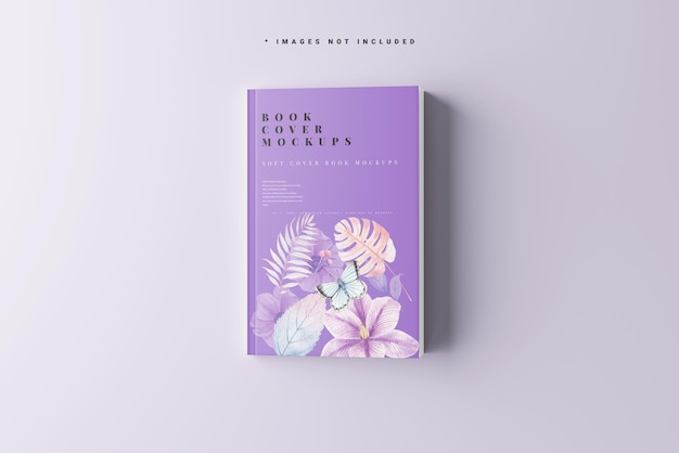 PSD copertina morbida book mockup