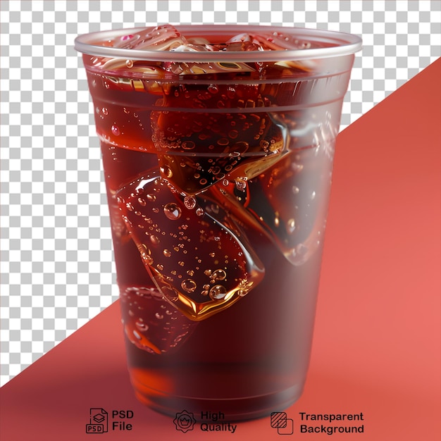 PSD soft drink in glass png include image