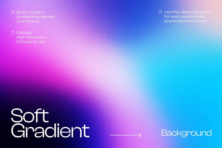 PSD soft gradient background for branding and presentations