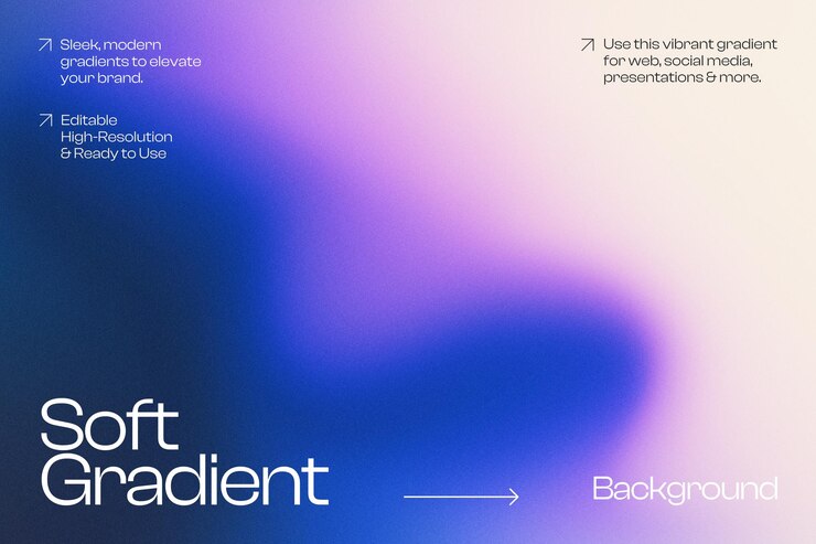 PSD soft gradient background for web and social media