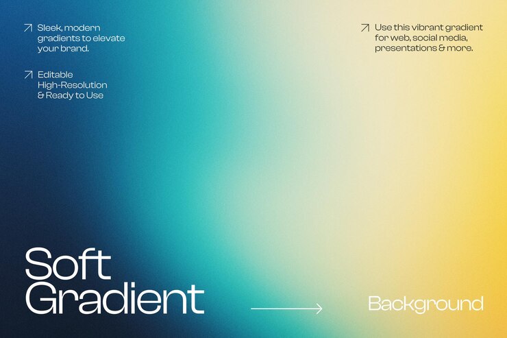 PSD soft gradient background for web and social media