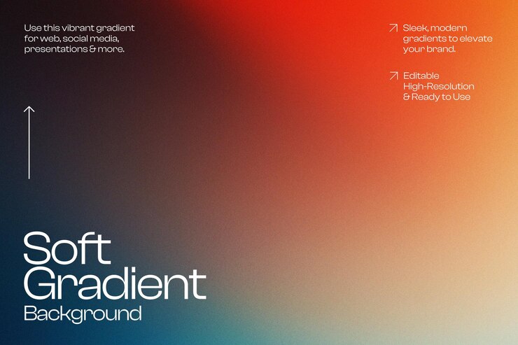 PSD soft gradient background for web social media and presentations