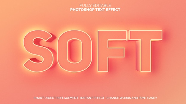 Soft Pastel Light Text Effect