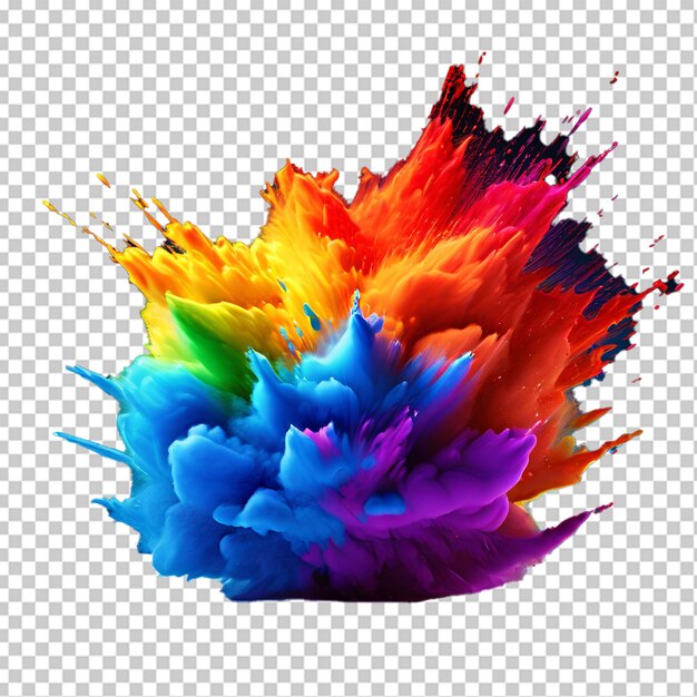 PSD soft rainbow illustration