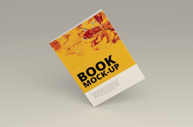 Softcover-boek mock-up