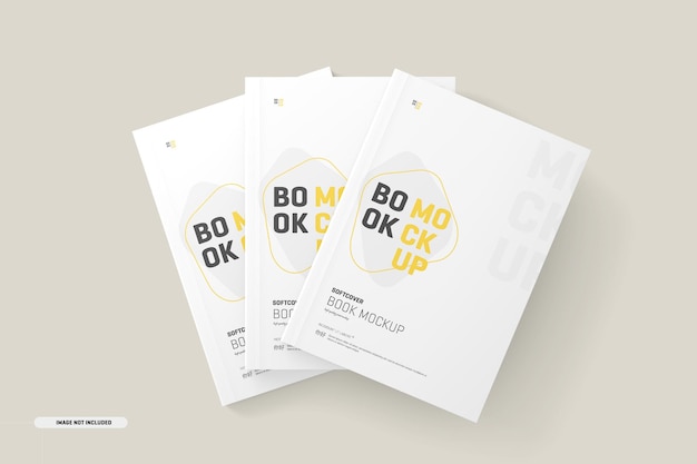 PSD softcover boekomslagen mockup