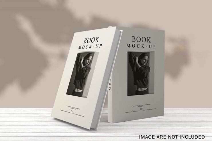 PSD softcover book mockup 