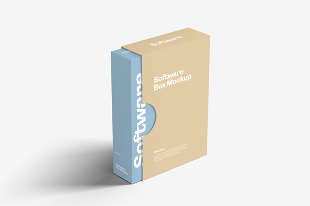 software box mockup