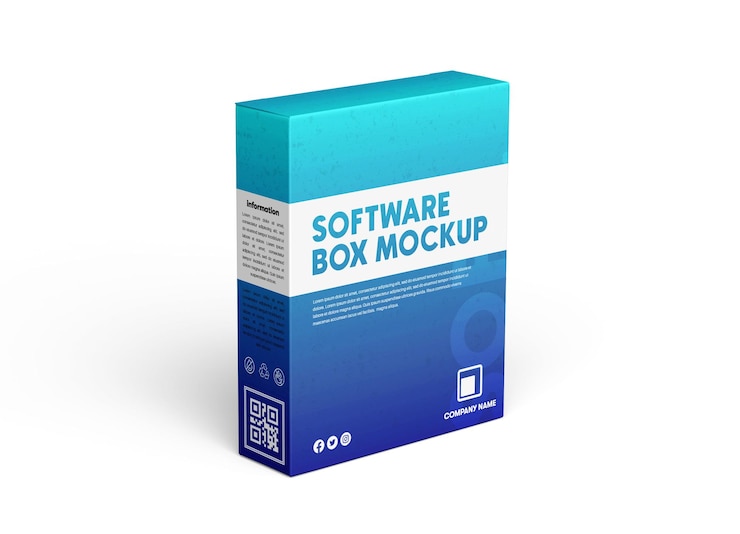 Software Box Mockup