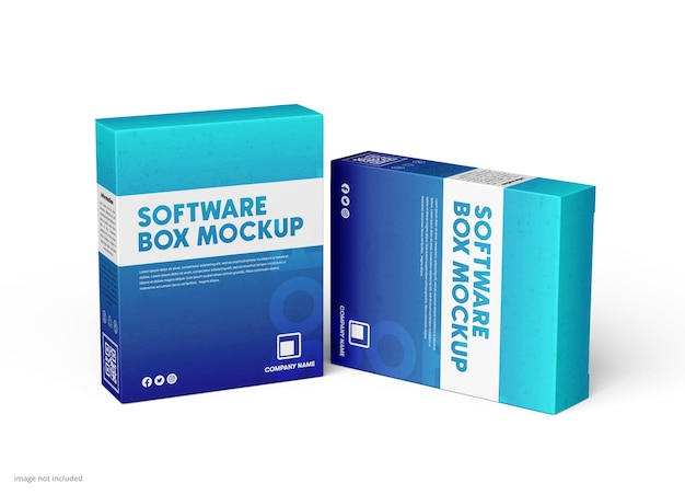 Software box mockup