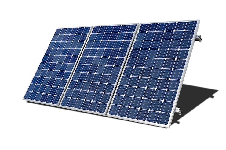 PSD solar panel installation for renewable energy production