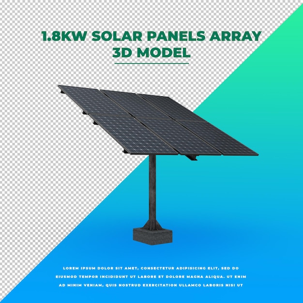 Solar panels structure