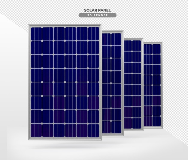 3dリアルレンダリングの太陽光発電ボード