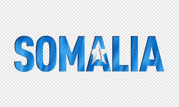 PSD somalijska flaga tekst czcionka somalia symbol tło