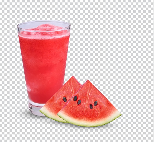 PSD some prices of watermelon juice isolated