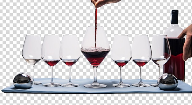 PSD sommelier sip set png przezroczysty