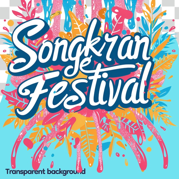 Songkranfestival Przezroczyste Tło