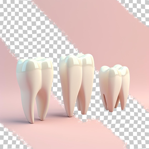 A sore tooth amidst healthy teeth
