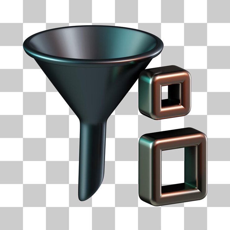 PSD sort shape ascending order 3d icon