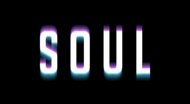 PSD soul text effect template layer style