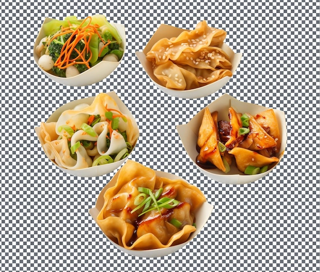 Soummy Aziatisch eten geïsoleerd op een transparante achtergrond