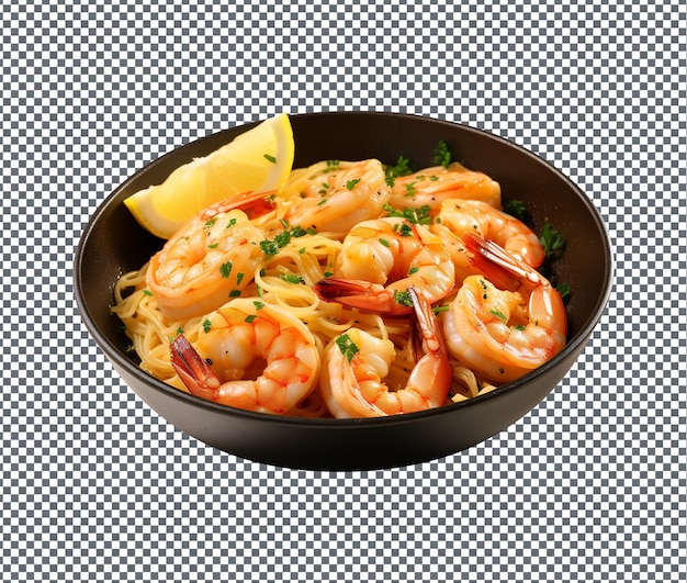 PSD soummy shrimp scampi geïsoleerd op transparante achtergrond