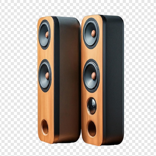 sound box speakers isolated png on transparent background psd