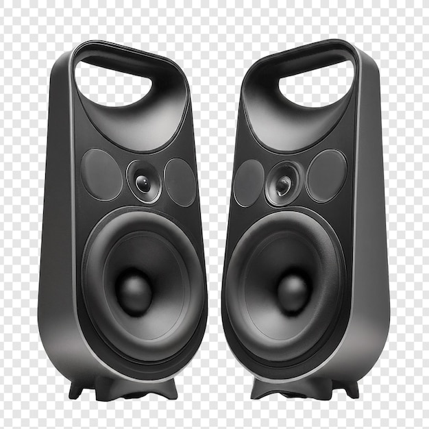 Sound box speakers isolated png on transparent background psd