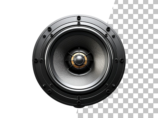 PSD sound speaker with transparent background